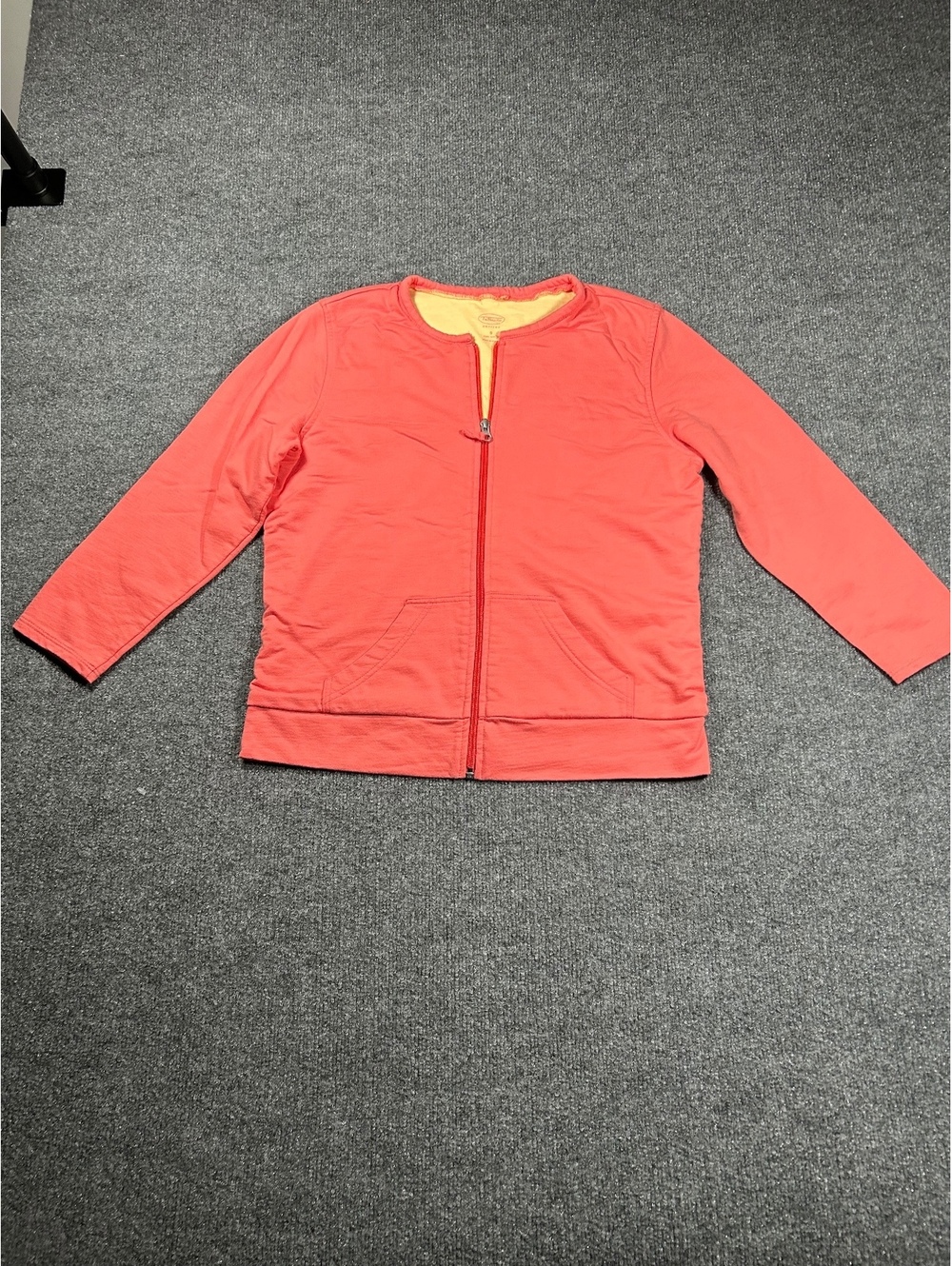 Talbots Petites Coral Zip-Up Cotton Jacket Size S